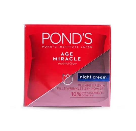 Picture of International Thailand Product Ponds Age miracle Youth Glow Night Cream used For male/female 45 Gm