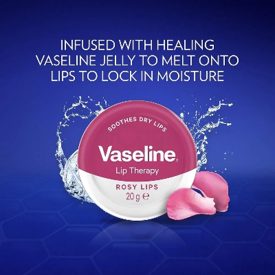 Picture of International Uk product vaseline Lip therapy Rose lips 20 Gm
