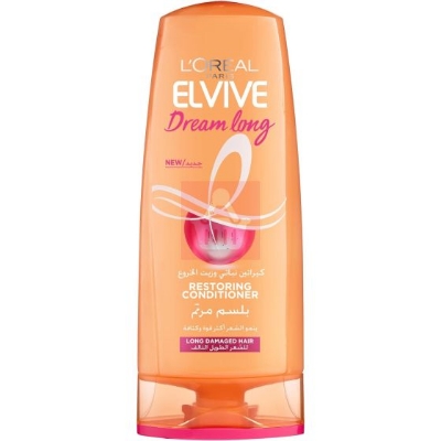 Picture of International Egypt Product hair Care Loreal Paris Elvive Dream Long Restoring Conditioner For Long Damage Hair Used For Male /Female -360Ml