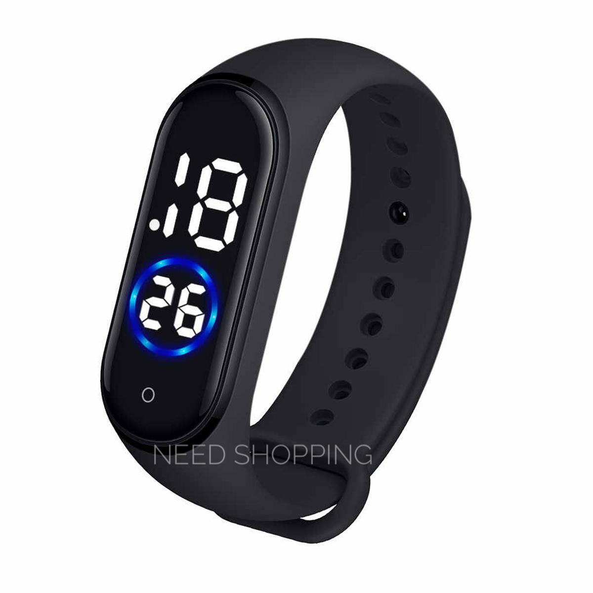 Picture of M4 Men & Women LED Digital Touch Movement Wristband Bracelet Smart Band Sports Watch Picture of M4 Men & Women LED Digital Touch Movement Wristband Bracelet Smart Band Sports Watch