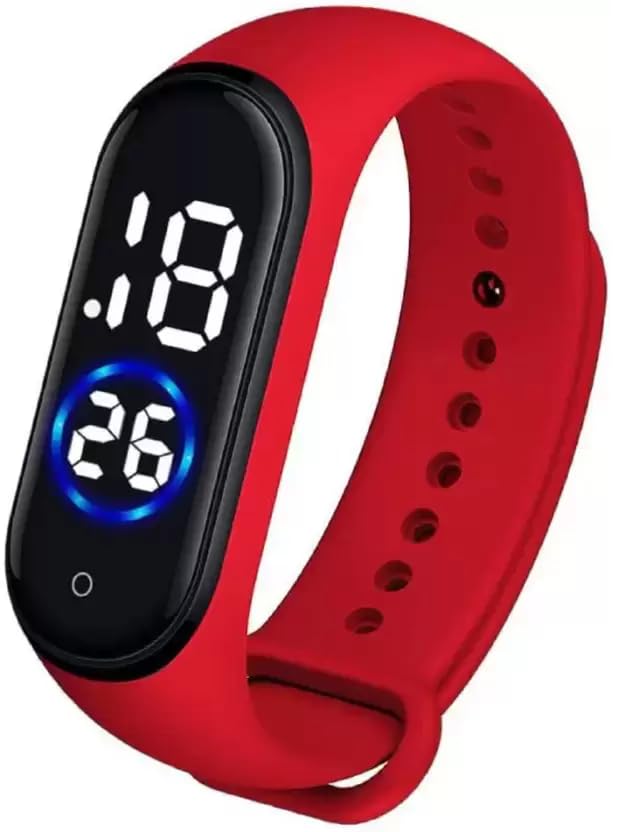 Picture of M4 Men & Women LED Digital Touch Movement Wristband Bracelet Smart Band Sports Watch Picture of M4 Men & Women LED Digital Touch Movement Wristband Bracelet Smart Band Sports Watch