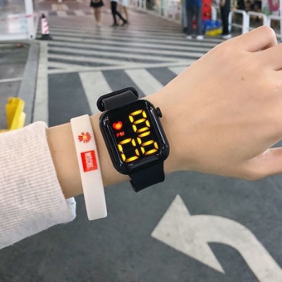 Picture of New Square LED Smart Wearable Watch Digital for Men & Women