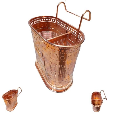 Picture of Spoon & Stationary Holder-Gold - Kitchen Rack