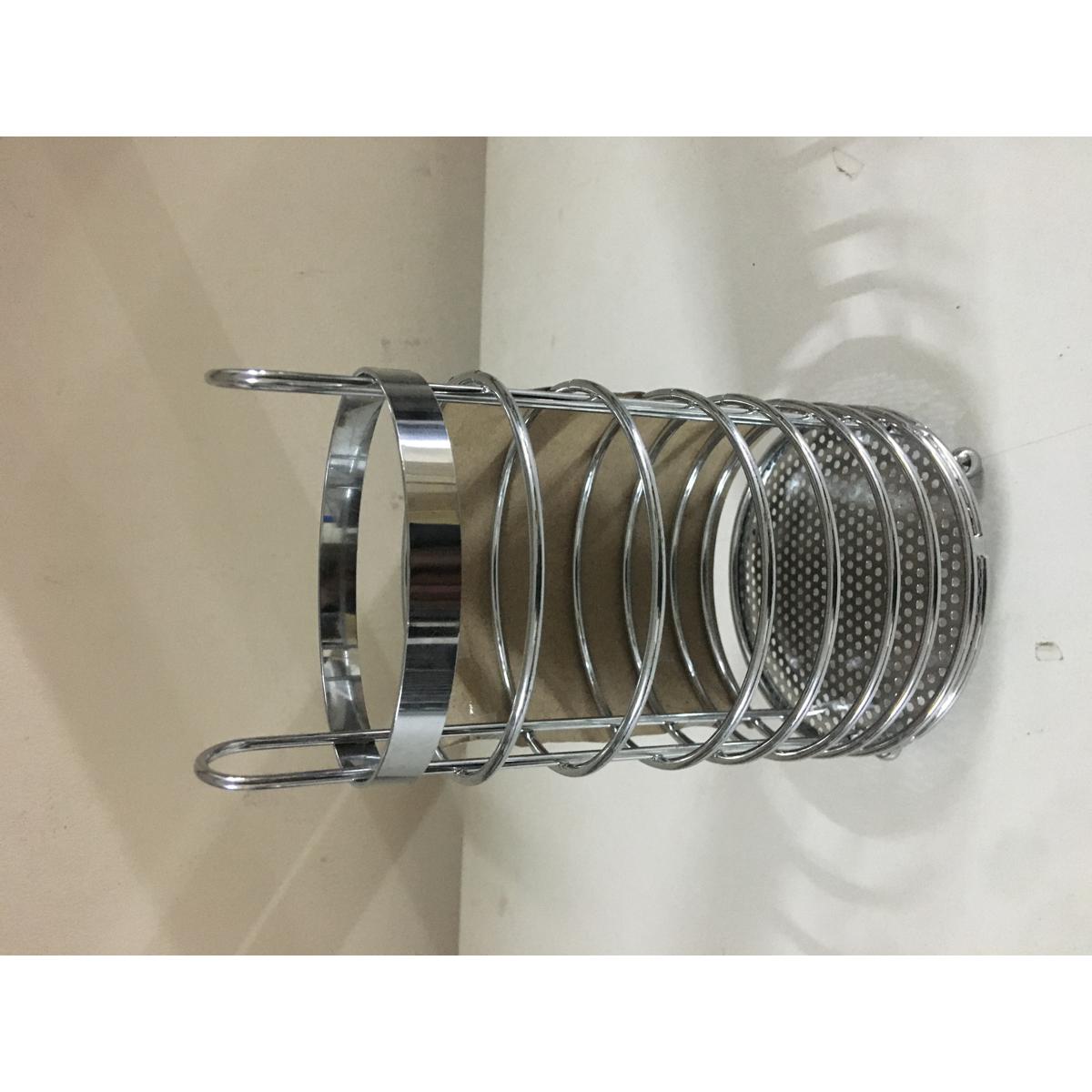 Picture of Round Kitchen Spoon Holder - Silver