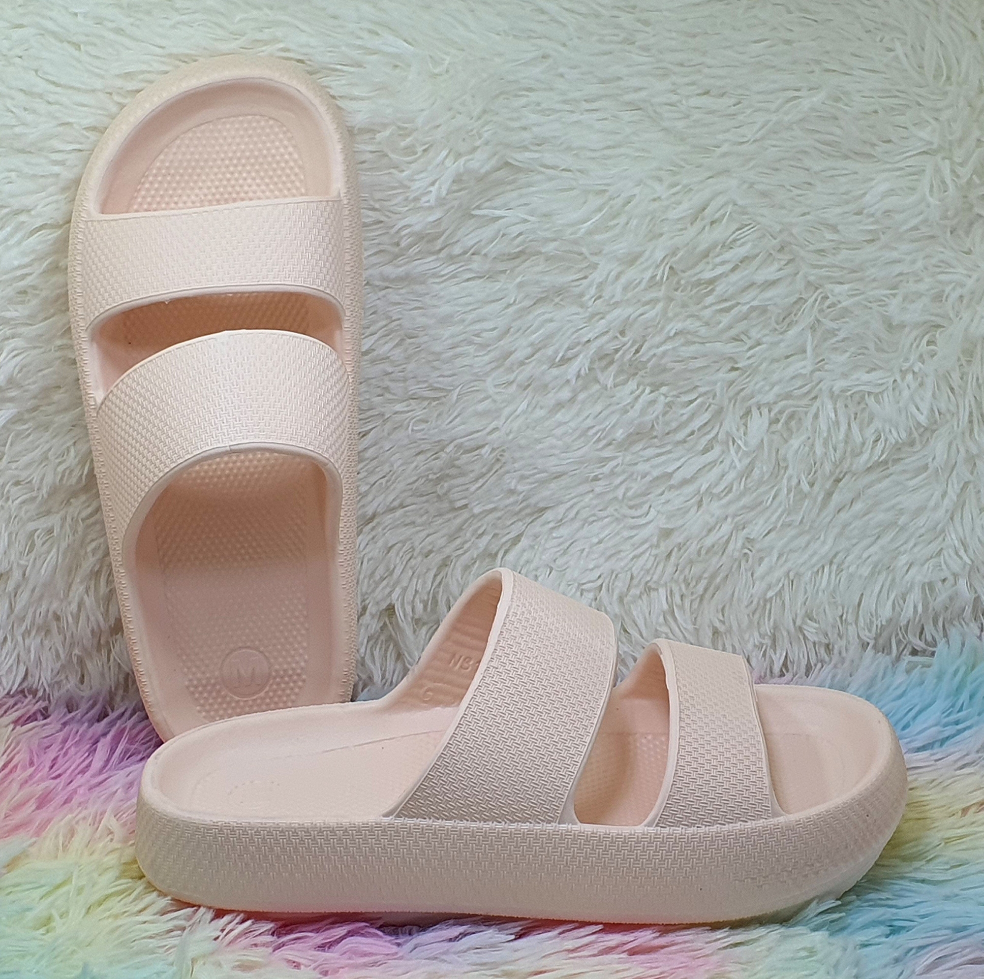 Picture of Versatile -Choice and Remark -Mens Double Band Non-Slip Comfortable Pillow Thick Sole Slides Slippers Sandals- Avant-garde