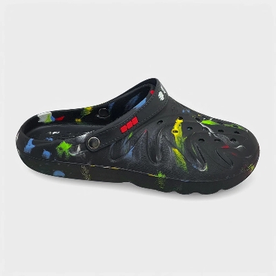 Picture of Mens New Tie Dye Colorful Rainbow Splash Casual Comfortable Outdoor Clog Lightweight Crocs Shoes Sandals Picture of Mens New Tie Dye Colorful Rainbow Splash Casual Comfortable Outdoor Clog Lightweight Crocs Shoes Sandals