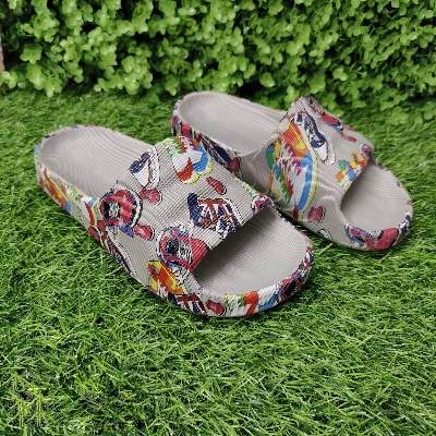 Picture of Mens New Fashionable Trendy Printed Adilette Textured Slip-on Slide Slippers Sandals Picture of Mens New Fashionable Trendy Printed Adilette Textured Slip-on Slide Slippers Sandals