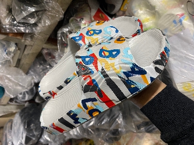 Picture of Mens New Fashionable Trendy Printed Adilette Textured Slip-on Slide Slippers Sandals- 338149844