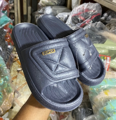Picture of Mens New Super Stylish Eva Slipper Slides Sandals-Black