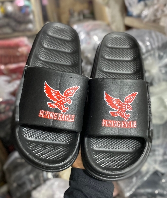 Picture of New Eva Rubber Eagle Sticker Printed Slides for Men
