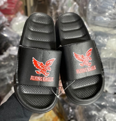 Picture of New Eva Rubber Eagle Sticker Printed Slides for Men