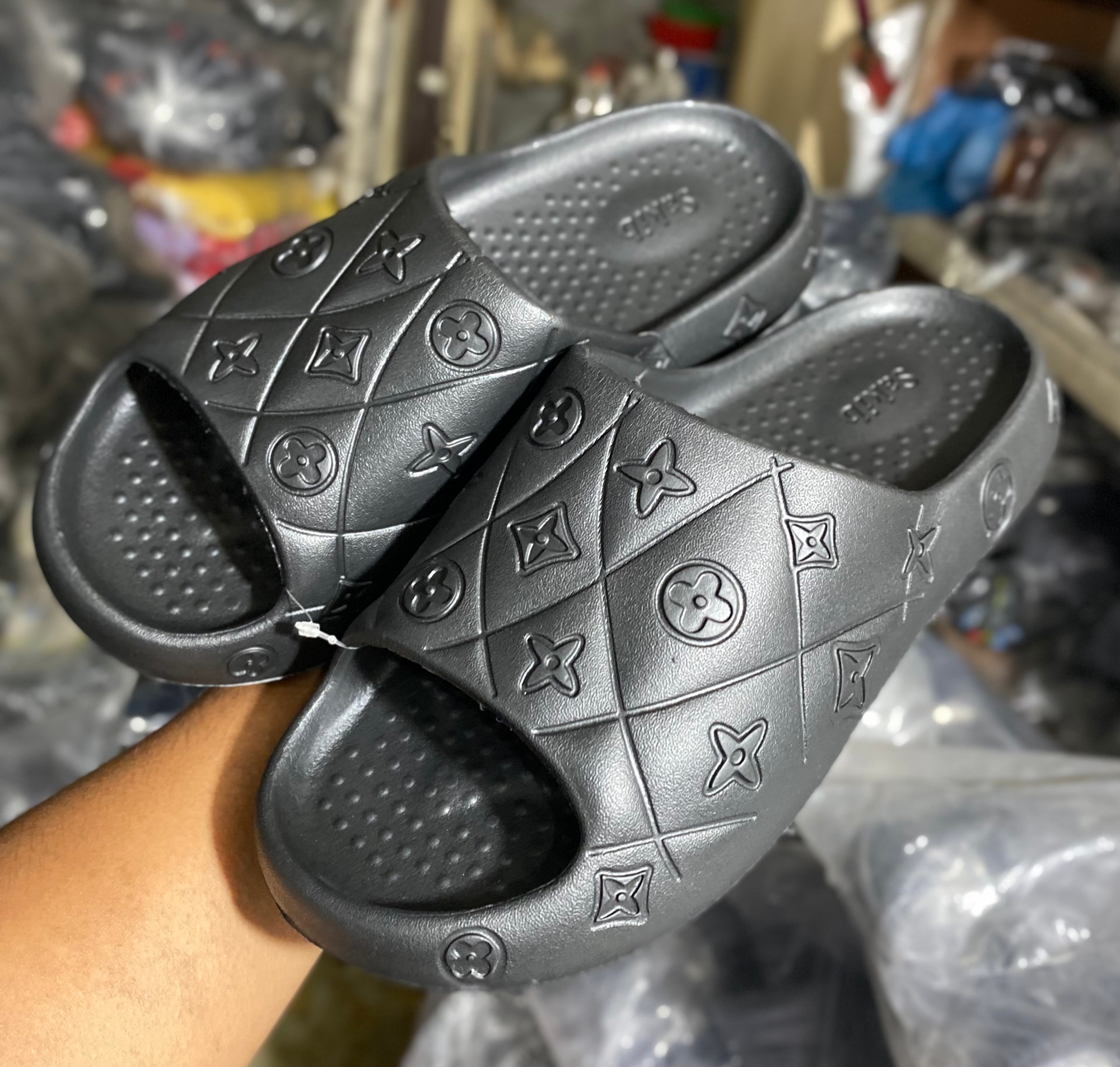 Picture of Mens New LV Print Eva Rubber Slides for Men Picture of Mens New LV Print Eva Rubber Slides for Men