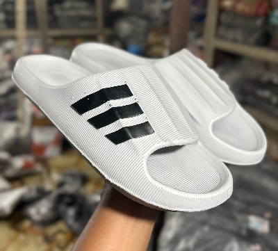 Picture of Mens New Adidas Adiform Three Strip Mule Slides Slipper Sandals