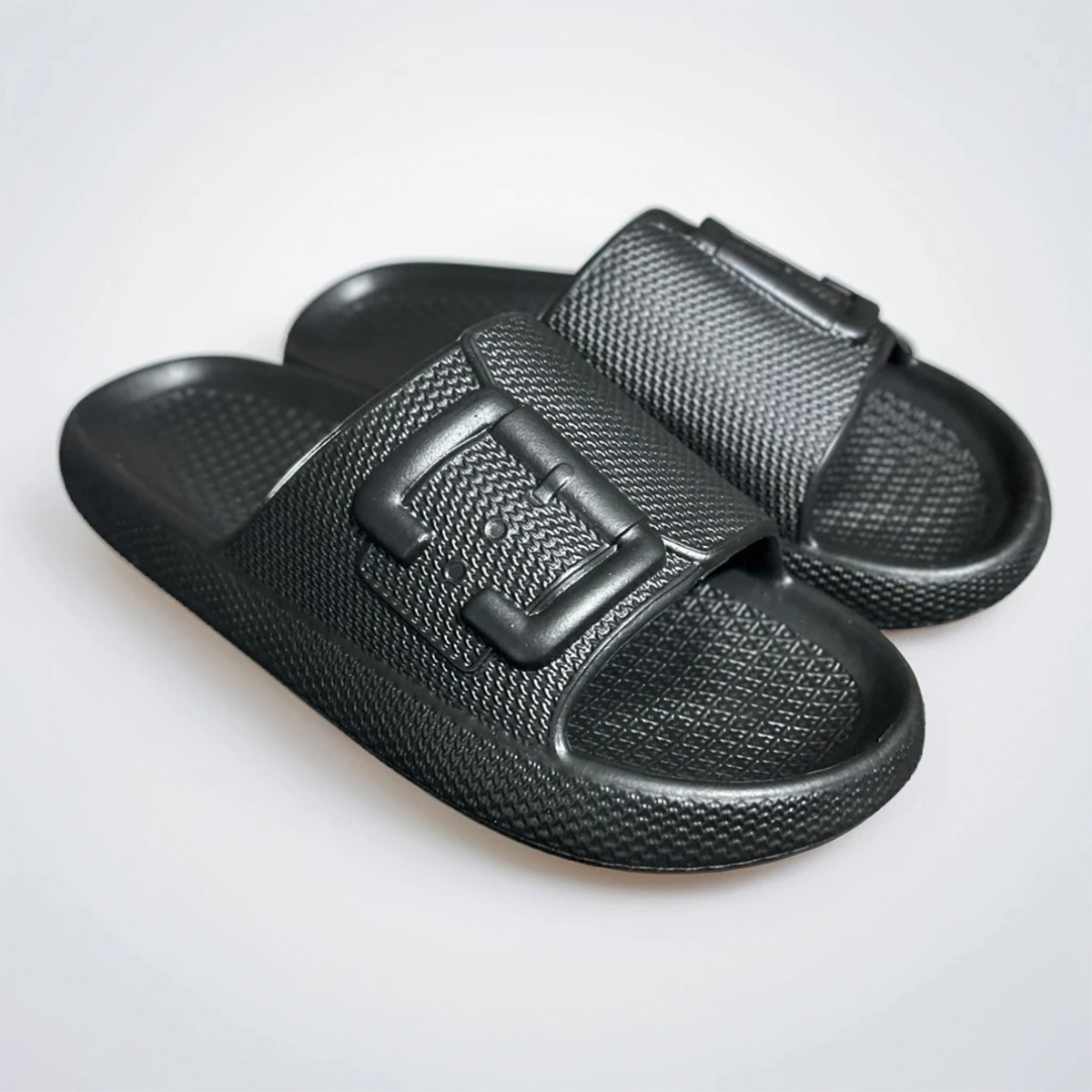 Picture of New Mens Casual Comfortable Buckle Design Slides Slippers Sandals