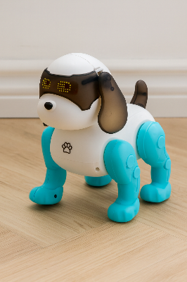 Picture of Electronic Dancing Robot Dog Toy – Automatic Walking, Music & Light Effects for Kids