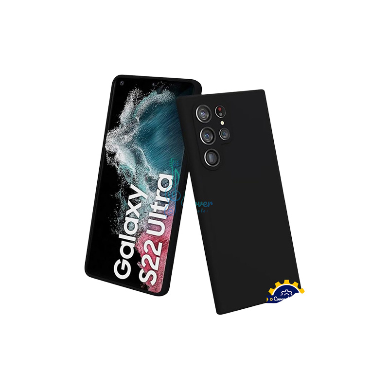 Picture of Premium Liquid Silicone Phone case for Samsung Galaxy S22 Ultra 5G Liquid Silicon Mobile Back Case Soft Silicone Phone Cover