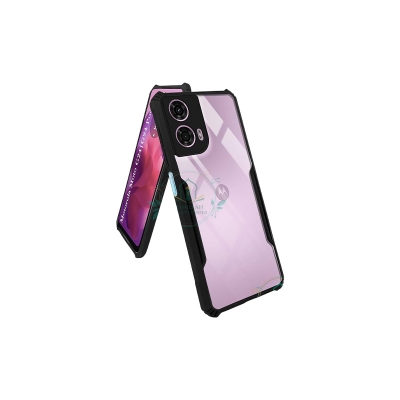 Picture of Xundd Back Cover for Motorola Moto G24 Transparent Hybrid Hard PC Back Bumper