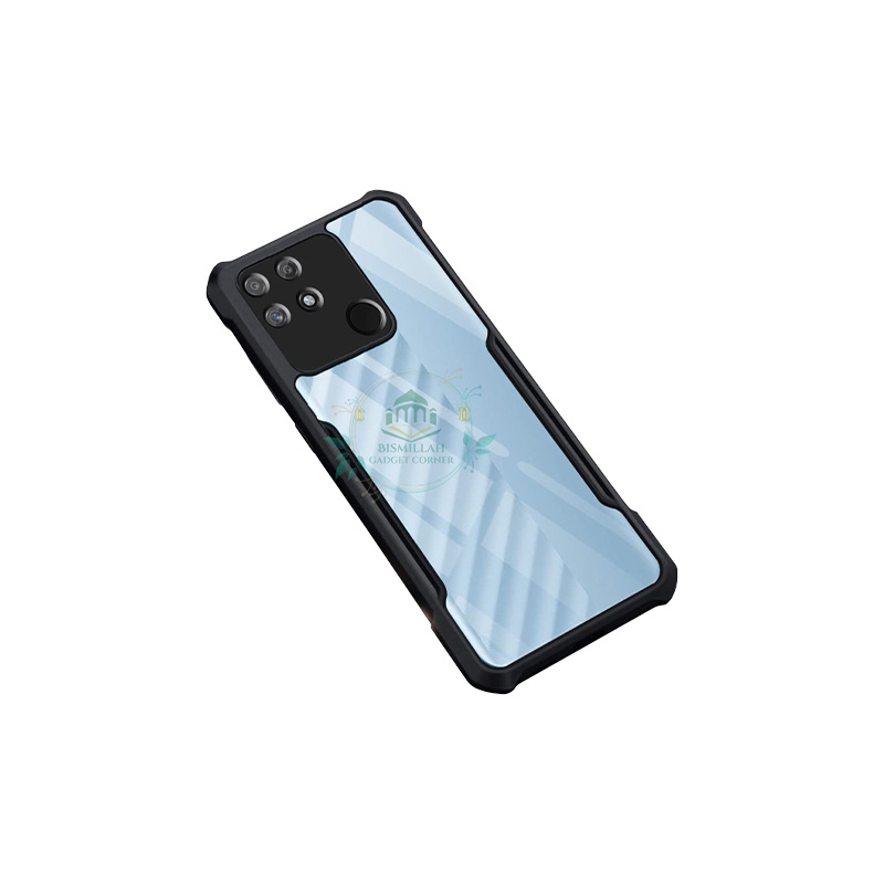Picture of Xundd Back Cover for Realme Narzo 50A Transparent Hybrid Hard PC Back Bumper