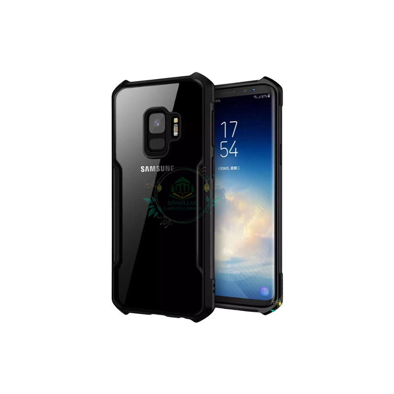 Picture of Xundd Back Cover for Samsung Galaxy S9 Transparent Hybrid Hard PC Back Bumper