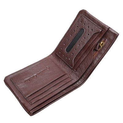 Picture of Avro Premium 100% Genuine Cow Leather Money Bag For Men Stylish Export Quality Wallet For Men