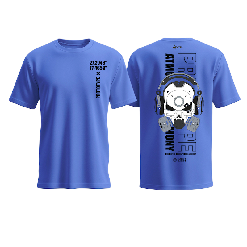 Picture of Avro Premium Men's T shirt Royal Blue Color - Prototype - Cotton Fabric Soft & Comfortable - Tshirt For Men