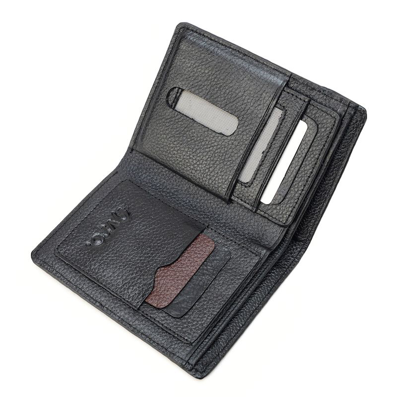 Picture of Avro Premium High Quality 100% Cow Leather Wallet For Men Soft Leather Portable Card Pocket Slim Moneybag For Men