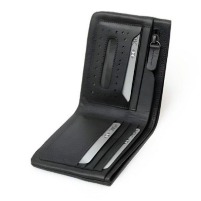 Picture of Avro Premium Men's High Quality Bifold Wallet With Inner Zipper Pocket Black Wallet For Men 100% Cow Leather Money Bag For Men Elegant And Comfortable Stylish Export Quality MoneyBag For Men Short Wallet Fashion Vintage Wallet  For Men's