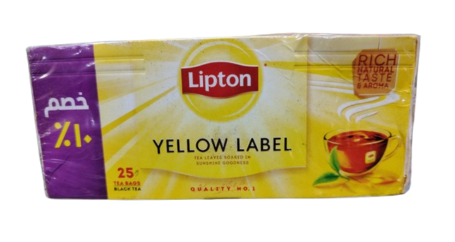 Picture of Lipton Yellow Label Tea Bags - International Blend 25 per pack