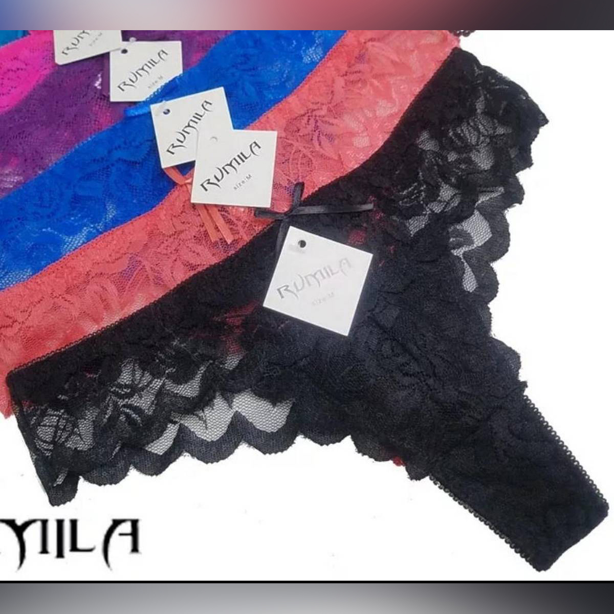 Picture of Thong Sexy Shape Net Panty For Girls/Womens-4P - Penty - Panty