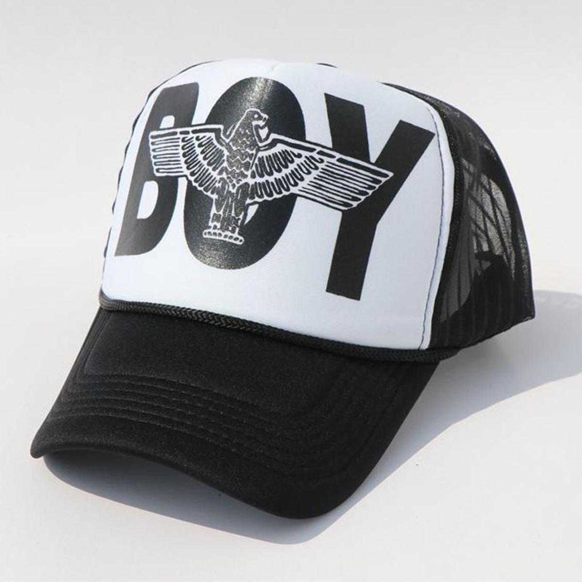 Picture of Boy Black And White Logo Adjustable Baseball Cap
