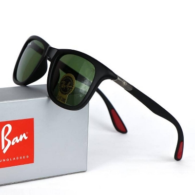 Picture of Black And Red Stylish Summer Outdoor Sunglasses For Men