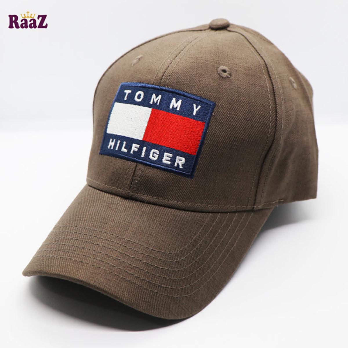Picture of Brown Embroidery Logo Cotton Curved Cap