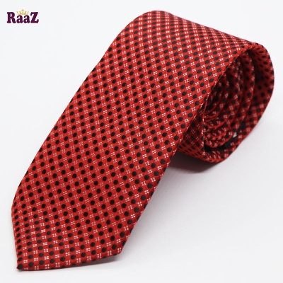 Picture of Red Black Dot Men's Broad Tie