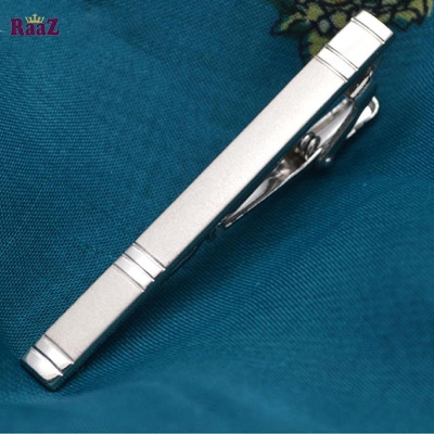 Picture of New Simple Metal Silver Tie Clip For Men Wedding Necktie Tie Clasp Clip Gentleman Tie Bar Crystal Tie Pin For Mens Gift