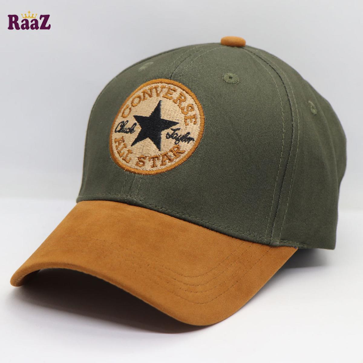 Picture of Green And Brown New Velvet Convers All Star Baseball Cap For Men