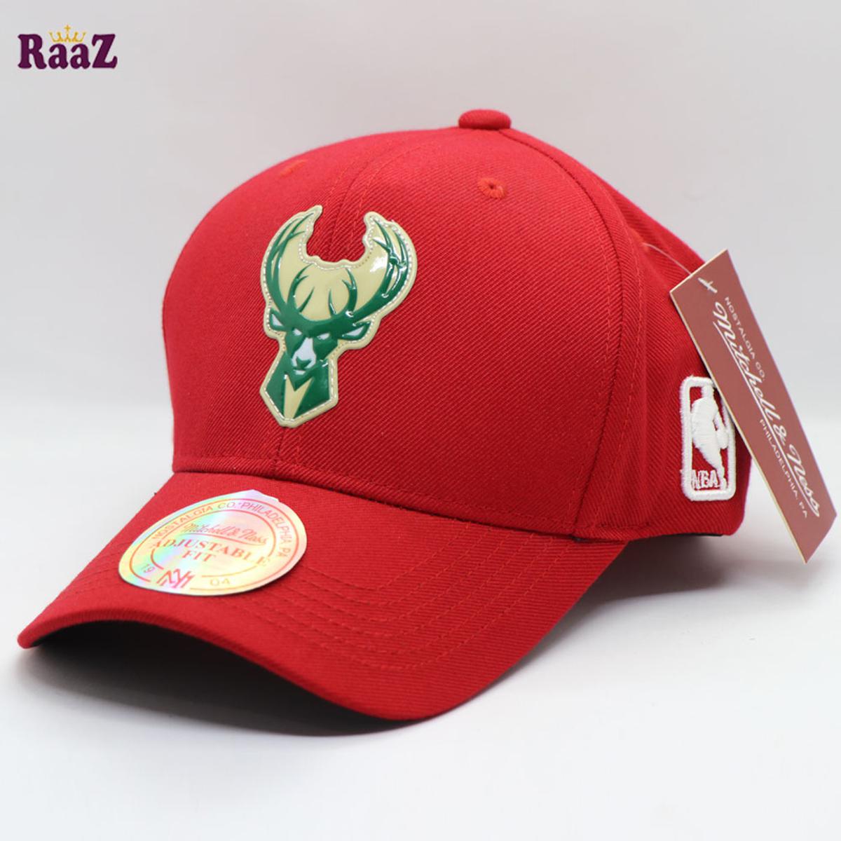Picture of Red High Quality Cotton Stylish Baseball Cap For Men
