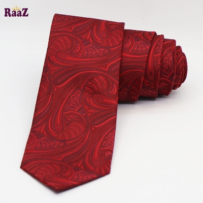 Picture of Maroon Floral Glossy Men's Tie