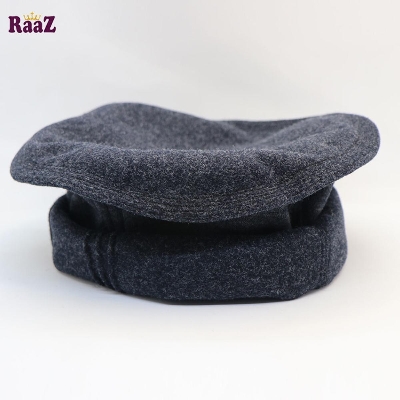 Picture of Navy Blue New Design Wool Afghani Star Pakol Cap For Men