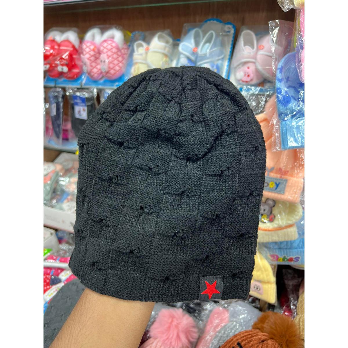 Picture of Star Imported Winter Fashion Warm Hat Men's Knitting Cap Hat Man Beanie Hat Cap Skullies Touches Elastic Beanies Drop Shipping Balaclava - Cap For Men