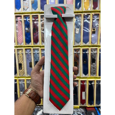 Picture of Red And Green Formal Neck Tie For Men