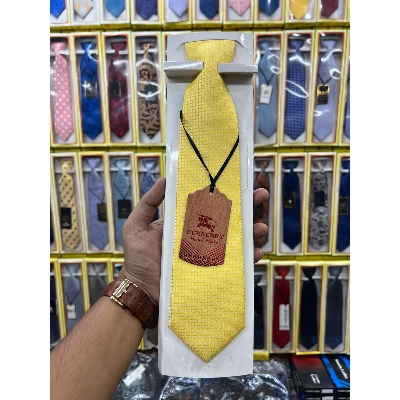 Picture of Yellow Formal Neck Tie For Men