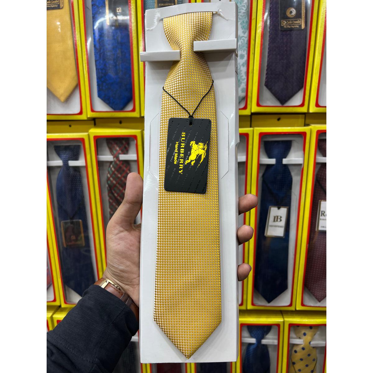 Picture of Yellow Formal Tie For Men
