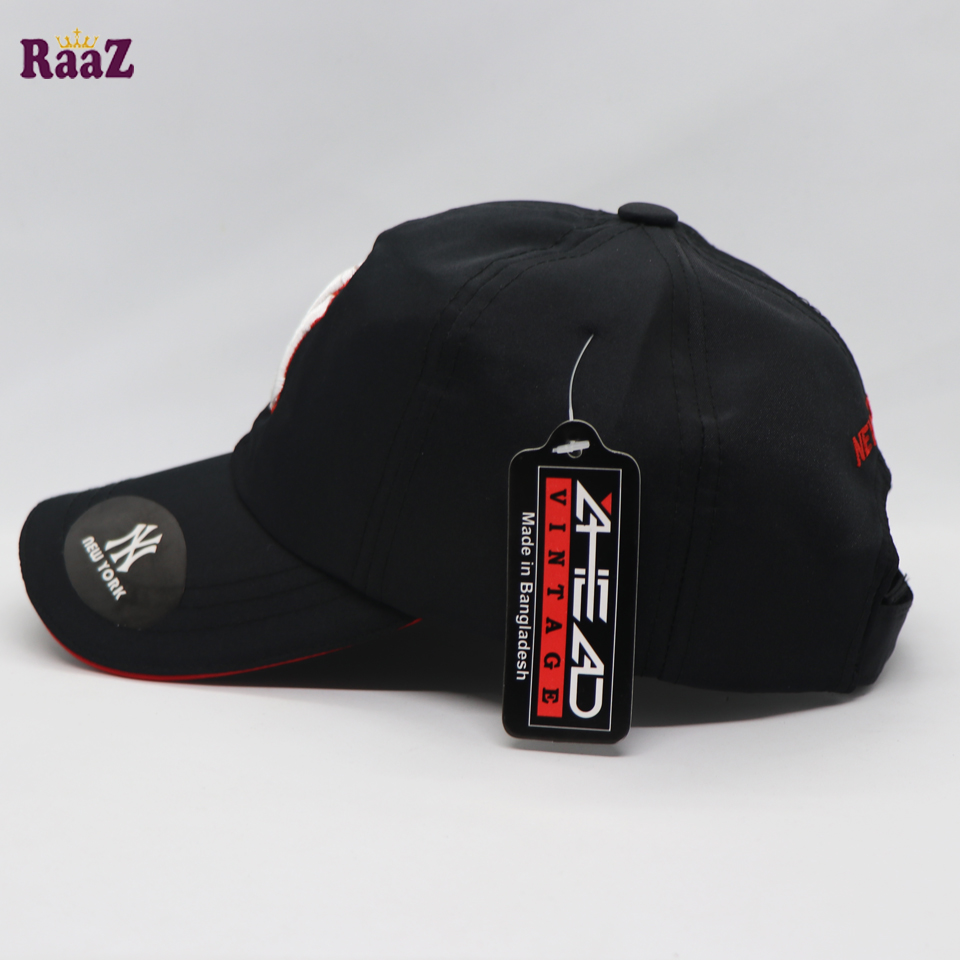 Picture of Kids Black Adjustable Summer Baseball Cap