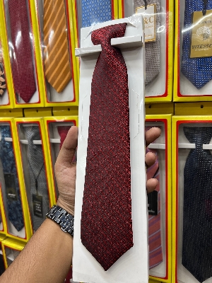 Picture of Stylish - Modern Vibe - Highly Durable - Maroon Fashion Formal Tie For Men - Sustainable Choice - Well Inspired & Crafted