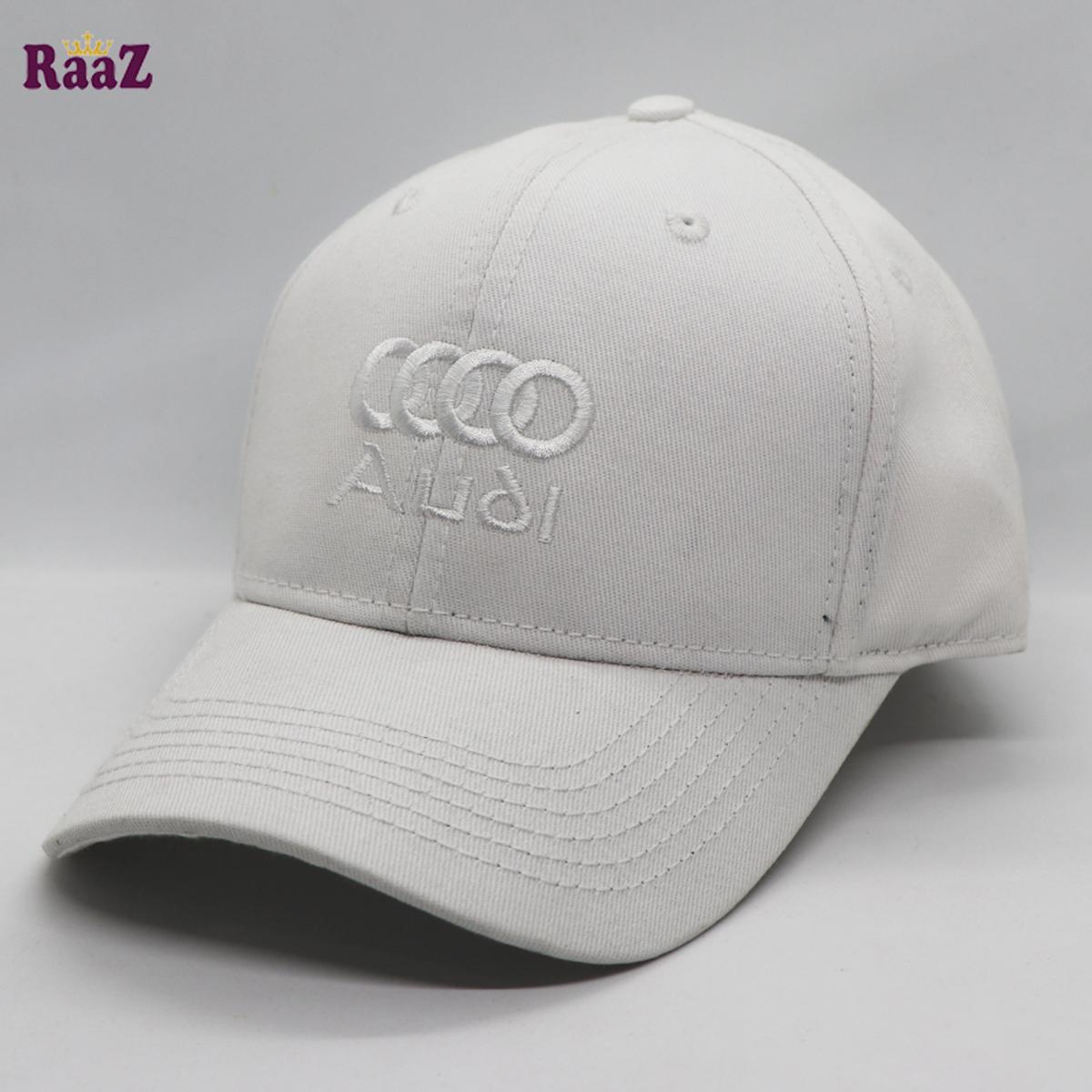 Picture of Audi Premium Quality Export Fine Cotton Embroidery Logo Curved Visor Baseball Cap For Men And Women
