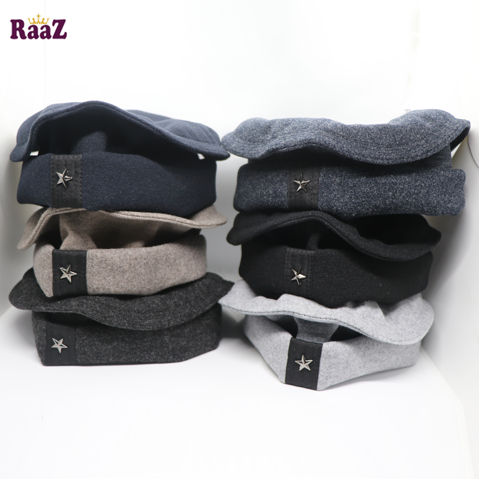 Picture of 6 Color New Design Wool Spandex Steel Star Afghani Star Pakol Cap/Tupi For Men ( Free Size)