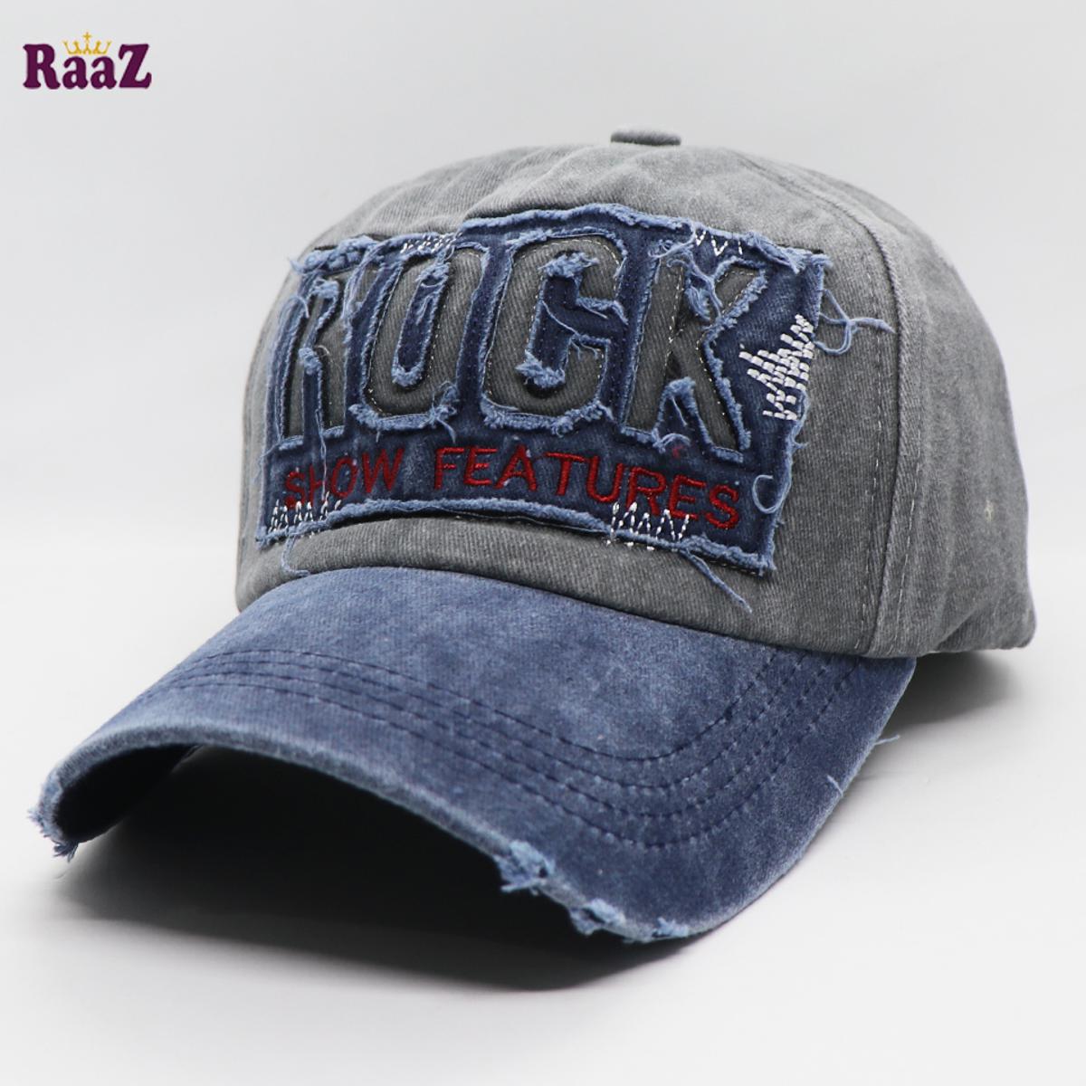 Picture of Stylish - Modern Vibe - Custom Experience - Blue Rock Wash Fabrics Premium Wash Cap - Couture - High-end - Well Inspired & Crafted