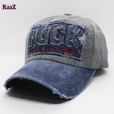 Picture of Stylish - Modern Vibe - Custom Experience - Blue Rock Wash Fabrics Premium Wash Cap - Couture - High-end - Well Inspired & Crafted