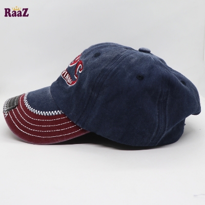 Picture of Ensemble Yourself - Premium Quality - Deep Blue NYC Vintage Retro Wash Baseball Cap - Modern - Choice Expression - Well Inspired & Crafted