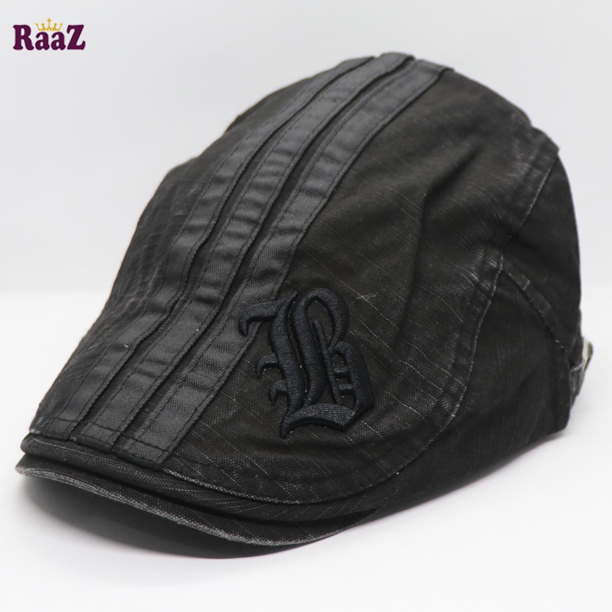 Picture of Black Wash Men Women Vintage Cotton Patchwork Newsboy Cap Duckbill Visor Casual Cabbie Beret Caps Brand Strapback Flat Golf Hats